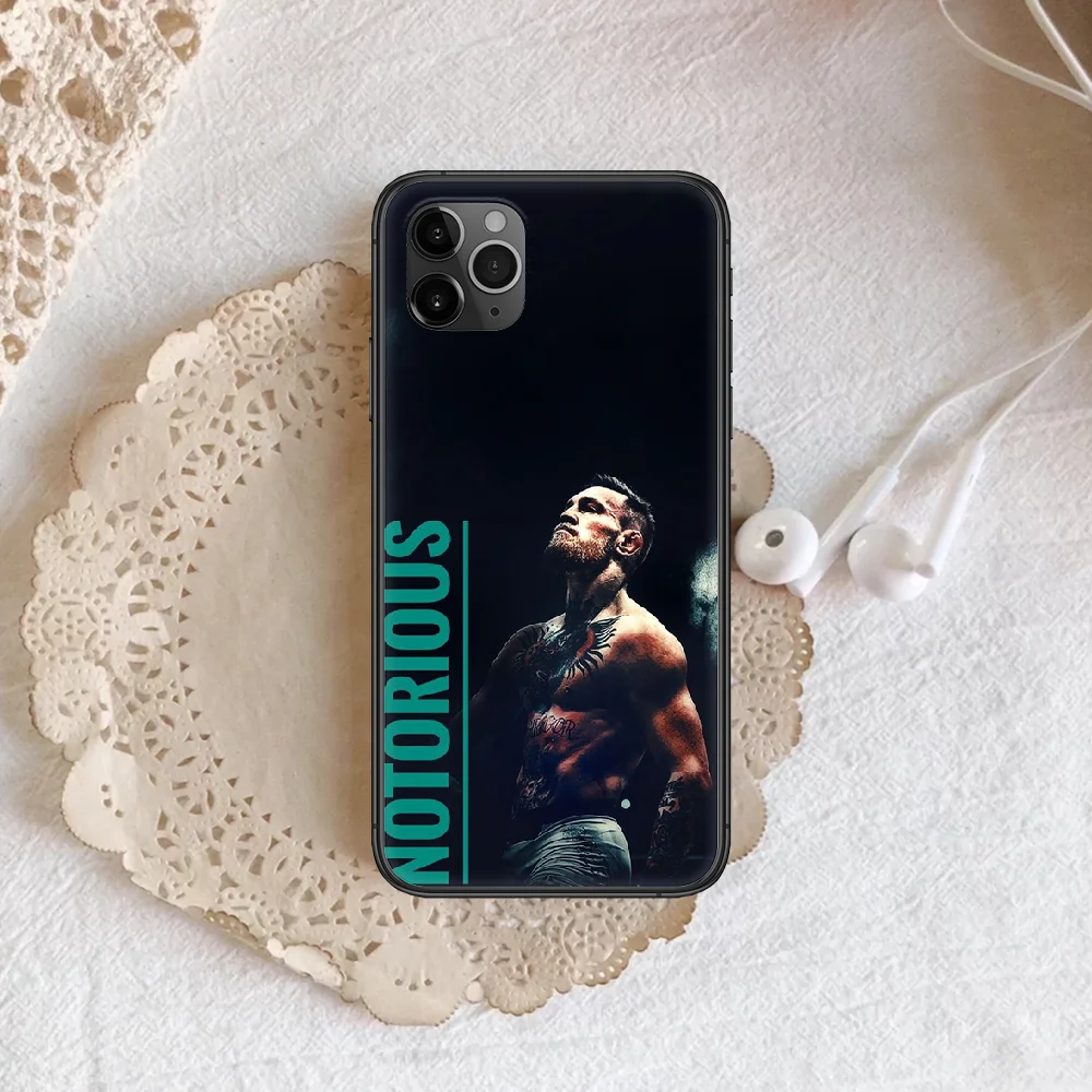 

Conor McGregor Fighting Phone Case Cover Hull For iphone 5 5s se 2020 6 6s 7 8 12 mini plus X XS XR 11 PRO MAX black Etui