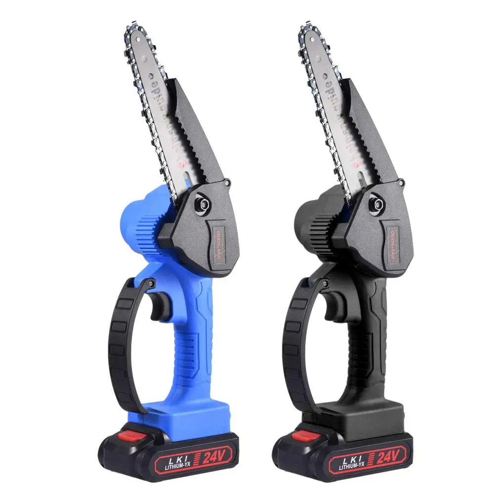 

Mini 6 In Cordless Electric Protable Chainsaw Wood Cutter Brushless Motor Power Tools Chainsaw Garden Woodwork Power Blade