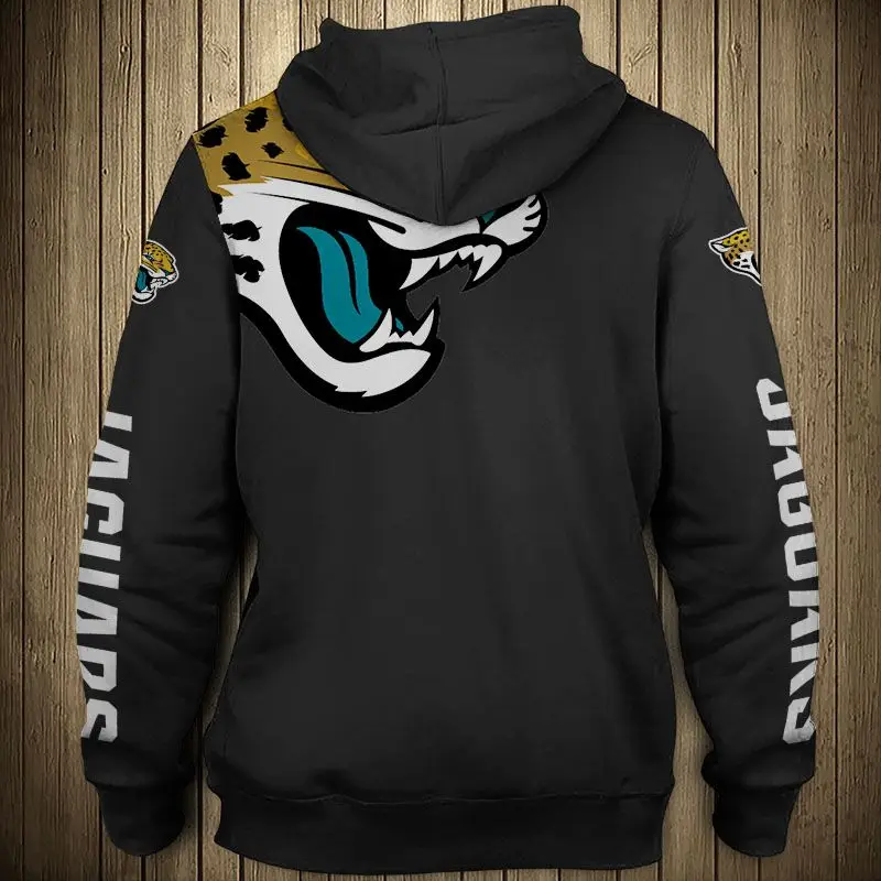 

Simple Style Roaring Leopard Print Casual Zipper Hooded Sweatshirt