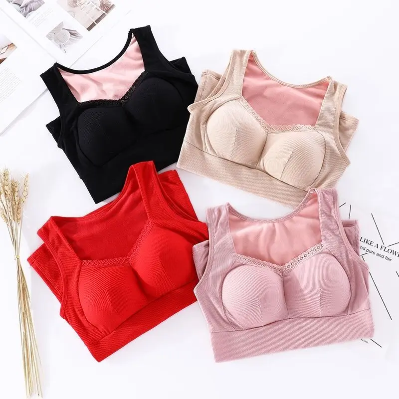 

Women 2021 Autumn Winter Fashion Slim Sleeveless Tops Female New Thermal Vest Top Ladies Warm Underwear Soft Tanks Tops E304