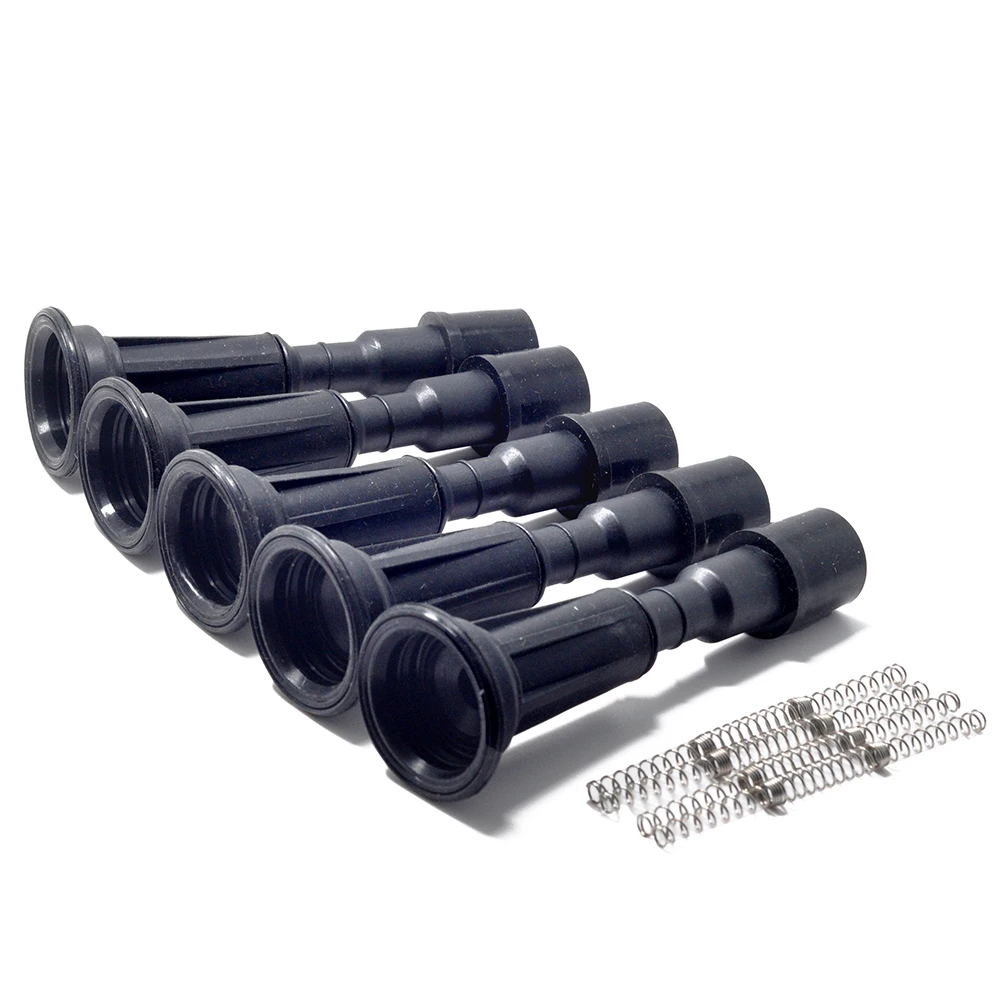 4 шт. катушка зажигания резиновый ботинок с пружинным соединением для Mazda 2 De 3 1.3L