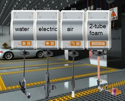 4 комбинированных бака композитная коробка автомобильного шланга Катушки воды