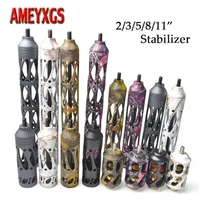 1pc archery compound bow stabilizer 235811 shock absorber cnc aluminum alloy sliencer damper shooting hunting accessories