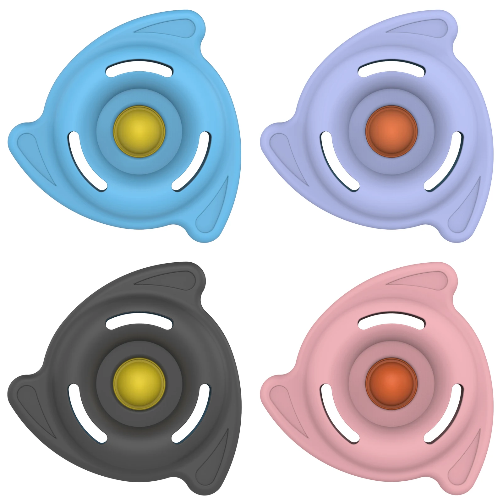 

New Finger Spinner Anti Stress Toy Squeeze Push Bubble Sensory Toy Puzzle Education Toys Kids Magic Rotating Beads Fidget Toys