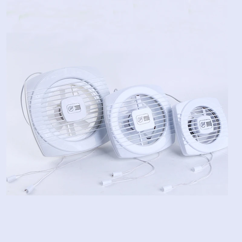 

4 inch 6 inch 8 inch Toilet wall toilet bathroom pull wire change ventilator mute large suction exhaust fan