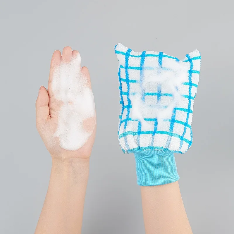 Пилинг-скраб для тела душевая Ванна перчатки скраб отшелушивающая перчатка лица