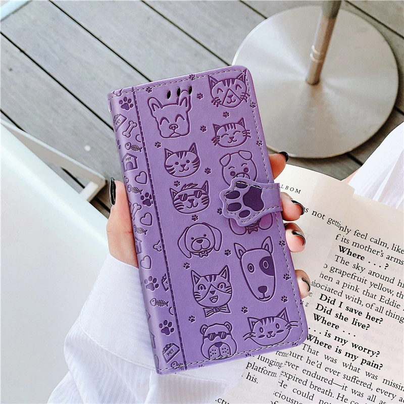 

Cat and Dog Pattern Phone Case For Xiaomi Redmi Note 9 Pro Max Leather Case For Redmi Note 9 Pro Max Case Redmi Note 9 Pro Cover