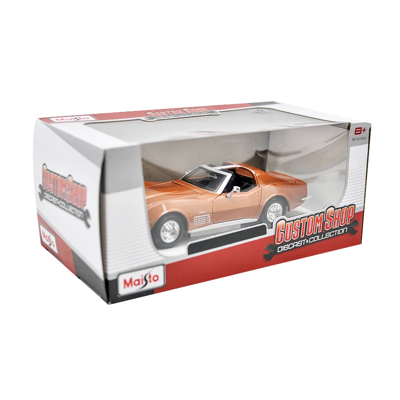 Коллекционные литые модели автомобилей 1970 Corvette 1:24 имитация сплава супер крутые