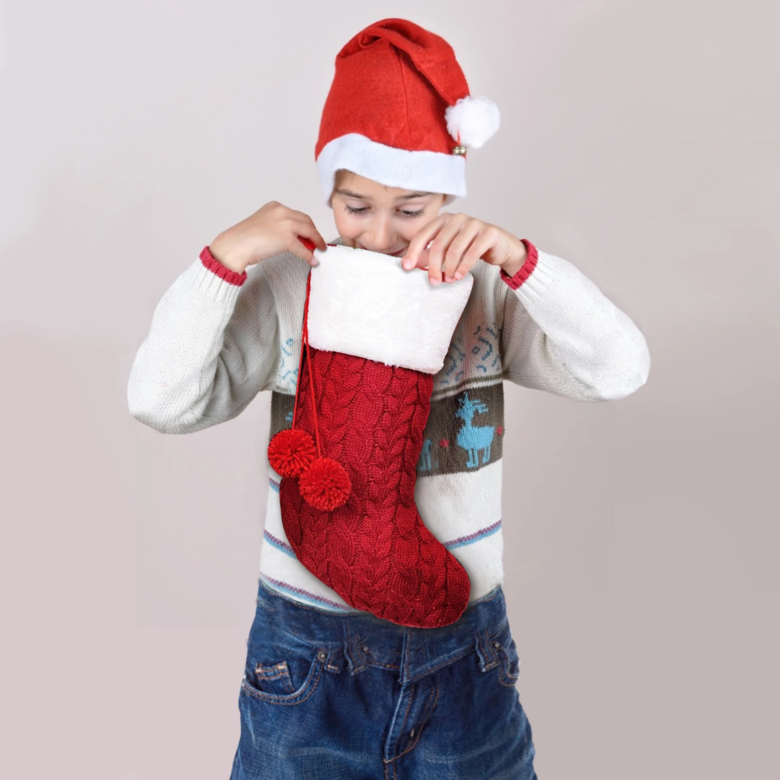 

2021 Santa Candy Bag Christmas Ornaments Home Christmas Pendant Christmas Tree Ornaments Children Gift Socks Fashion Creative