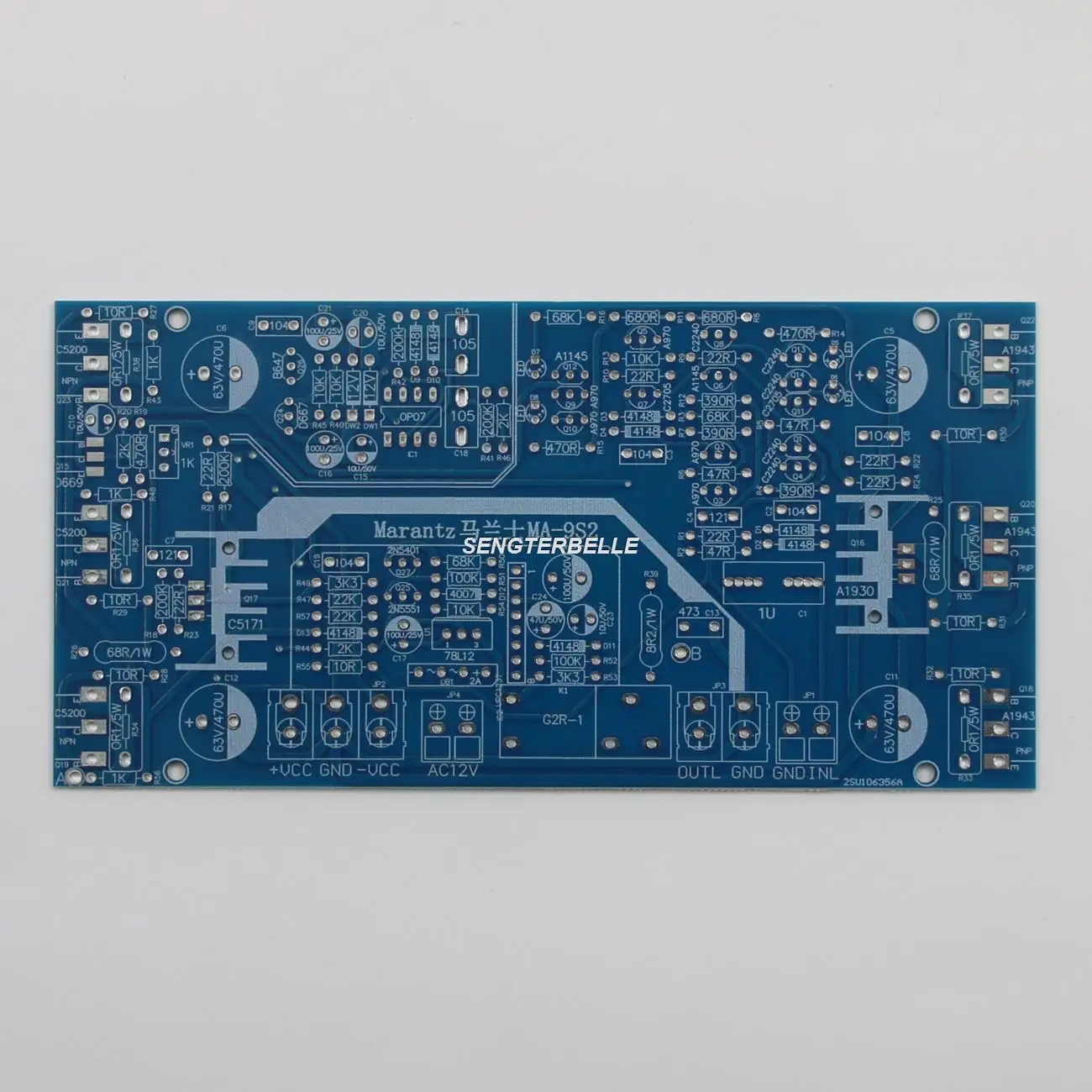 Одна пара Hi-Fi Плата усилителя неизолированная печатная плата 250 Вт Φ сервопривод