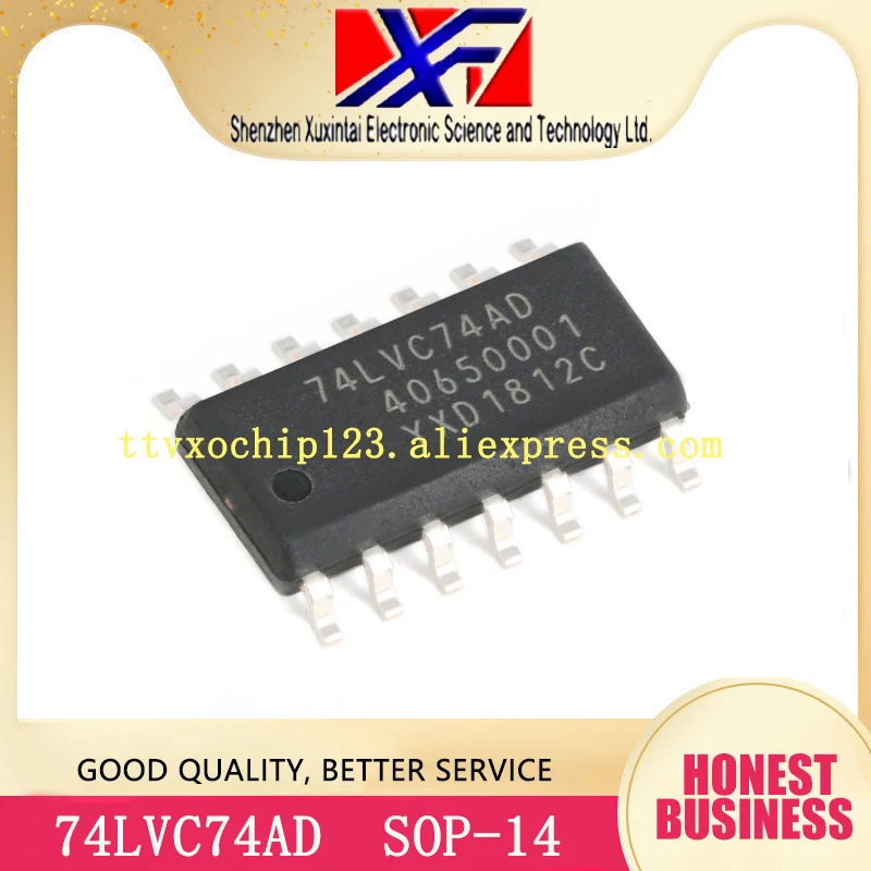 50 шт./лот 74LVC74AD SOP-14 IC FF D-TYPE DUAL 1BIT 14SOIC | Обустройство дома