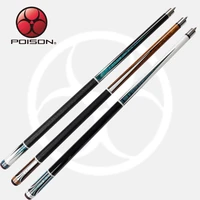 original poison ar billiard pool cue c3 shaft 13mm tip solid wood inlay cue bullet joint butt professional billar stick kit