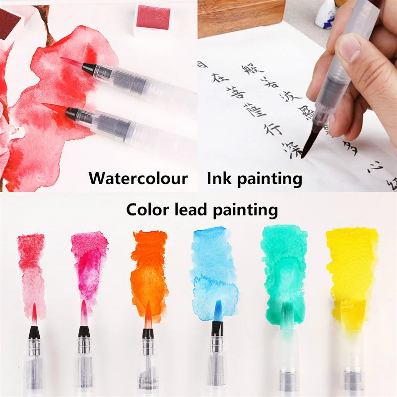 1 шт. многоразовый модный художественный маркер Большая кисть для воды краски L/m/s