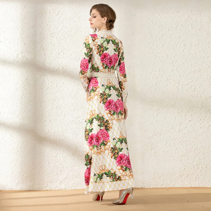 Женское модельное дизайнерское платье макси 2020 Элегантное Длинное в пол с