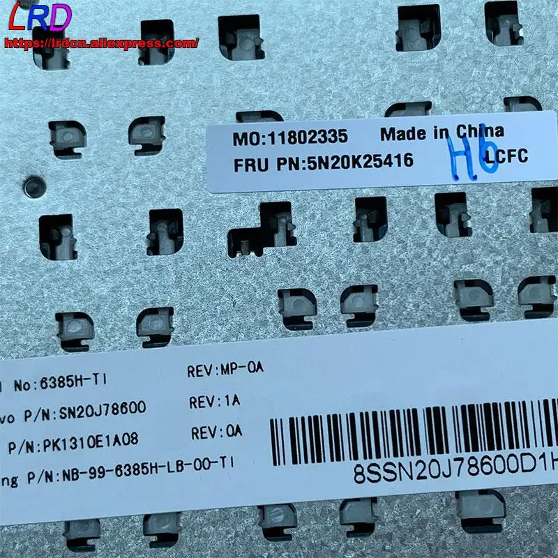 Новая Оригинальная тайская Клавиатура для ноутбука Lenovo Ideapad 100-15IBD Teclado 5N20K25416 |