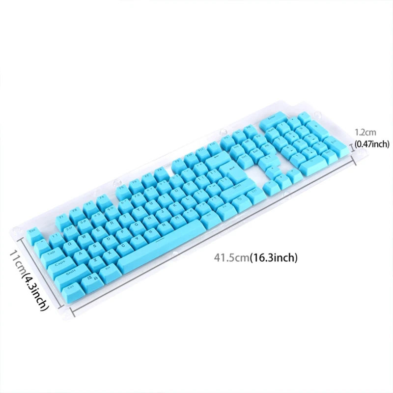 104 клавиши с двойной подсветкой PBT колпачки для ключей игровая Радужная клавиша s