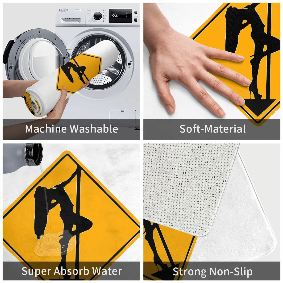 Коврик GoGo нескользящий впитывающий от пыли | Дом и сад