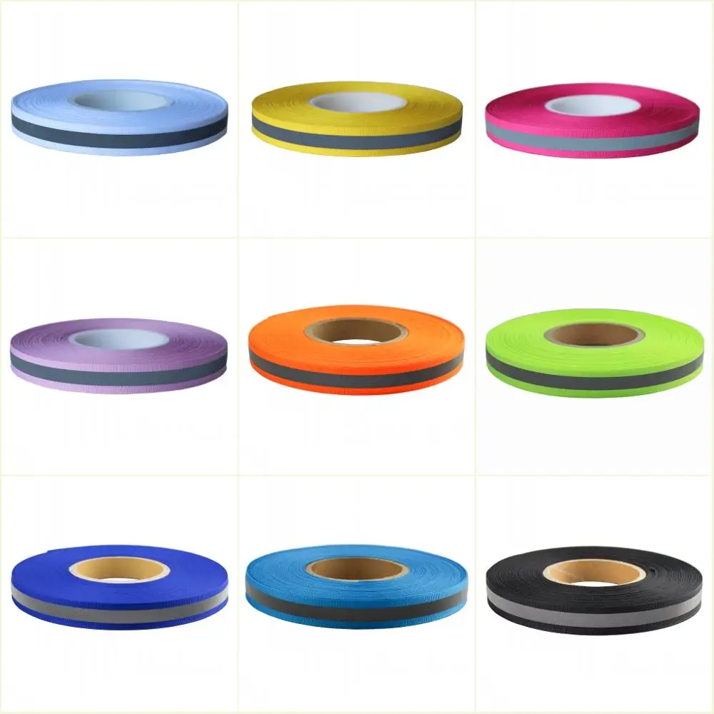 Серебряная светоотражающая лента для шитья тканевая трубопроводная отделочная