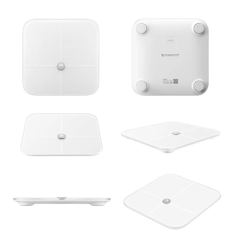 Умные весы для тела HUAWEI зеркальный прибор измерения индекса массы с Bluetooth