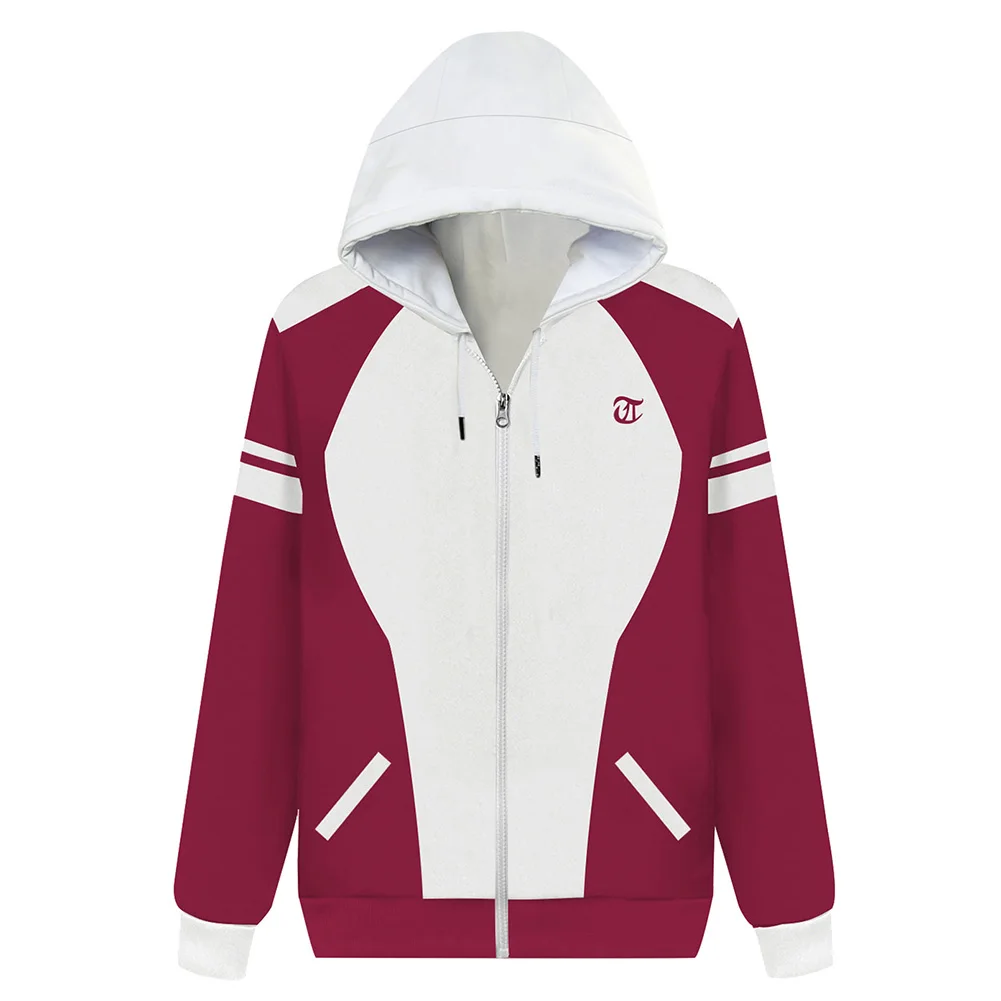 

Anime Pretty Derby Cosplay 3D Print Sweatshirt Zip Up Jacket Coat Casual Streetwear Adult Men Hoodies