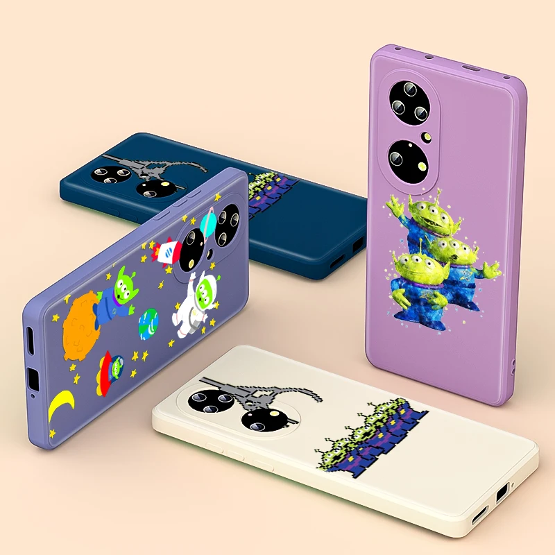 

Toy Story Three-Eyed Monster For Huawei P50 P40 P30 P20 Lite E P Smart Plus Pro 2019 5G Phone Case Liquid Silicone TPU Cover