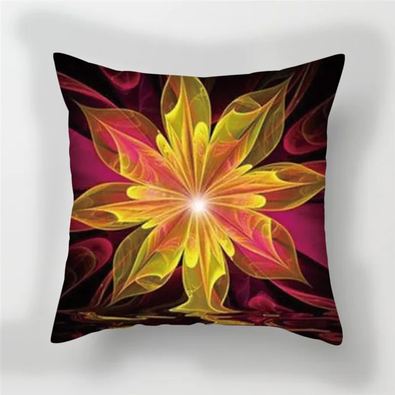

Fuwatacchi Colorful Floral Cushion Cover Mandala Soft Throw Pillow Cover Decorative Sofa Pillow Case Pillowcase