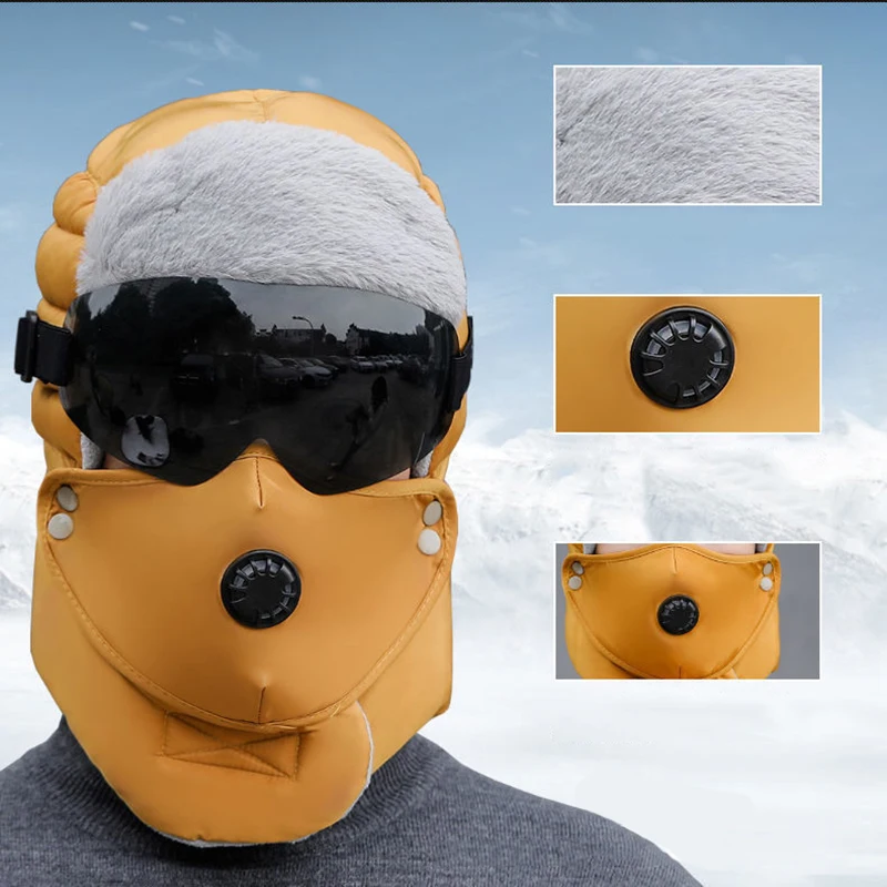 Уличная зимняя модная теплая шапка мужские зимние плотные Лыжные шапки для