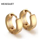 Женские серьги-кольца Meaeguet, серьги из нержавеющей стали золотого цвета в стиле панк-рок, распродажа