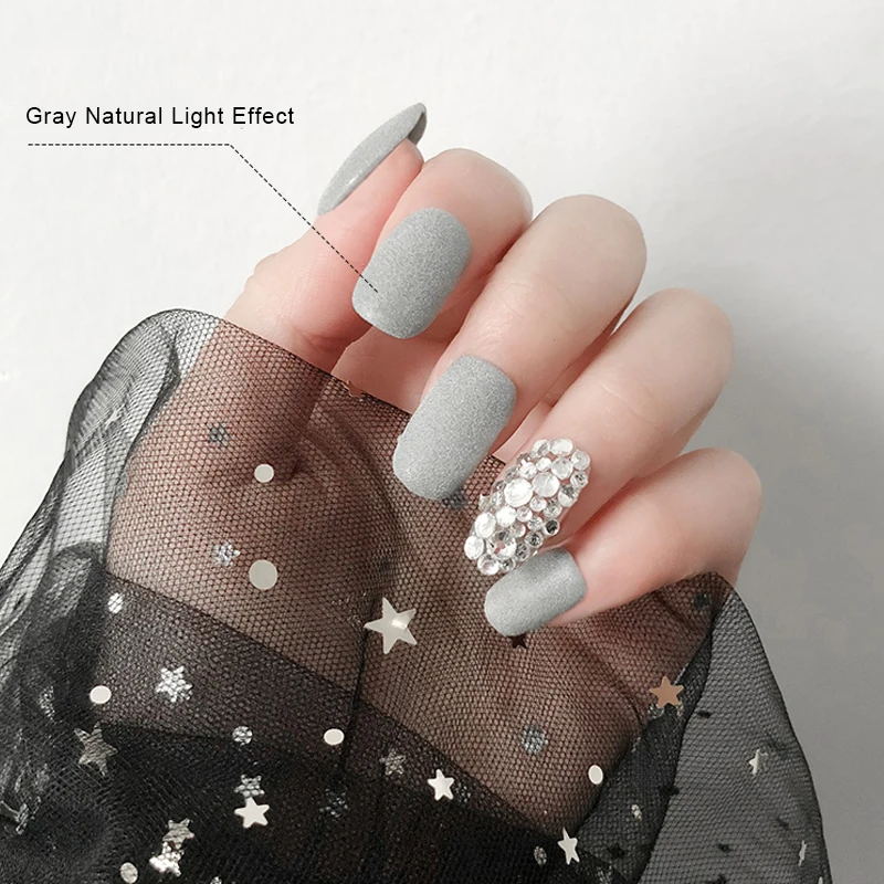 1 коробка блестящий порошок для ногтей песок блестящая пыль светится в темноте