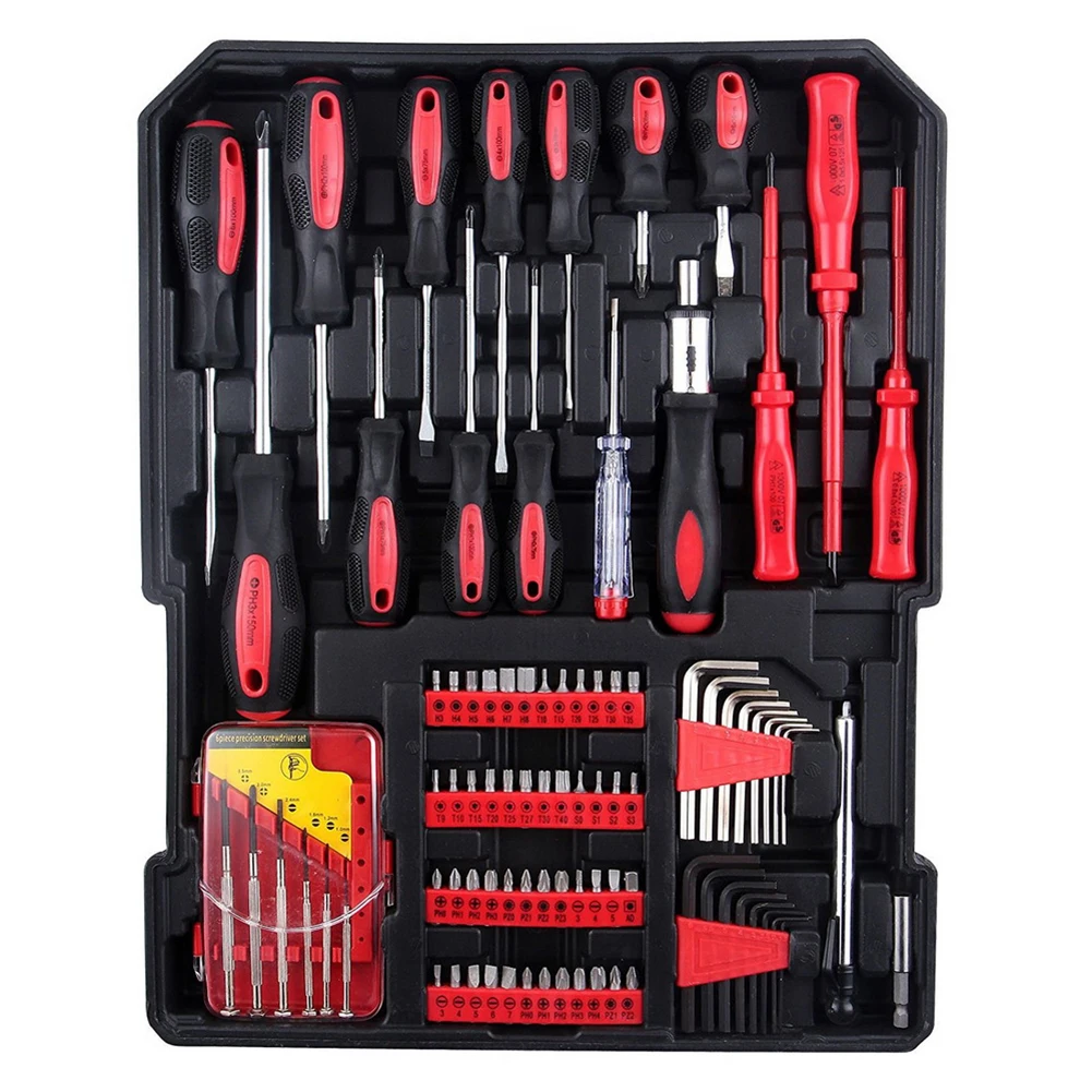 

799pcs Aluminum Trolley Case Tool Set Silver -38033277