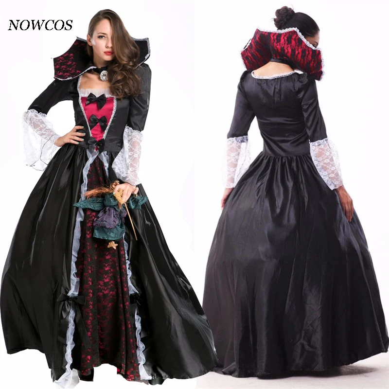 Новый женский вампира зомби костюм на Хэллоуин призрак невесты маскарадные