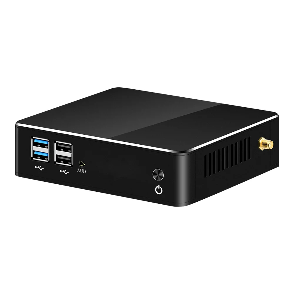 BEBEPC HTPC мини ПК 4 ядра Intel Core i7 8265U вентилятор Windows 10 Wi Fi HD DP @ 60 Гц 2 * DDR4 Оперативная