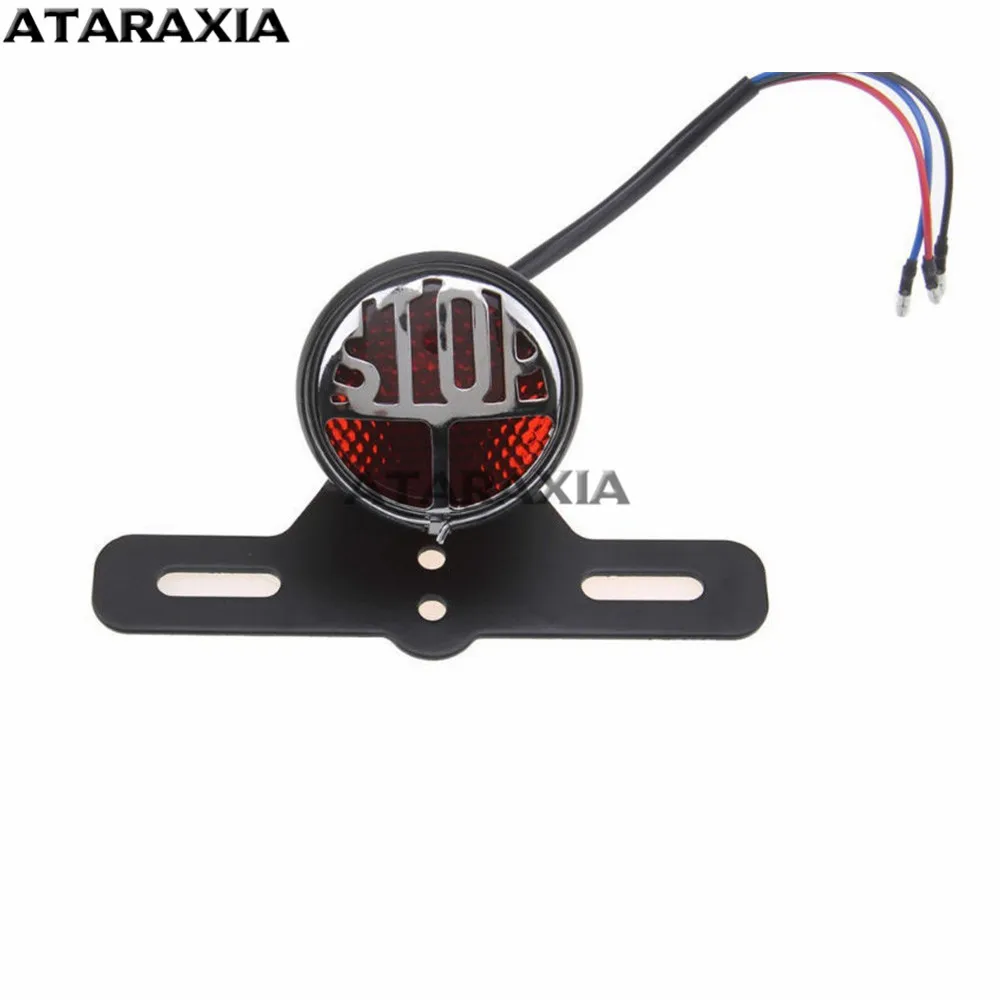 Велосипедный Ретро &quotстоп&quot Миллер задний светильник s номерной знак стоп для