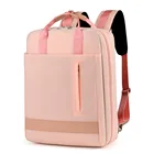Рюкзак женский, для путешествий, с USB-разъемом, водонепроницаемый, для ноутбука 2021 дюйма, износостойкий, школьный, 15,6