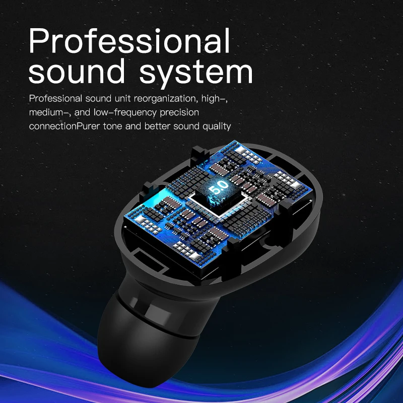 

TWS Bluetooth 5.0 Earphones Wireless Earphone Stereo Sports Waterproof Earbuds Headsets With Microphone Bluetooth headsets