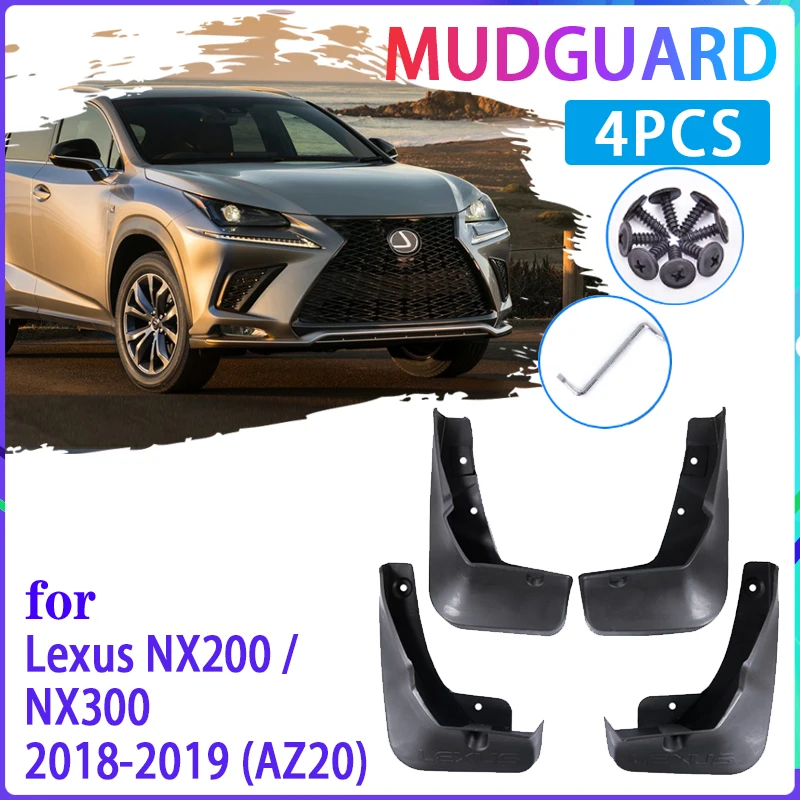 4 шт. брызговики для Lexus NX NX200 NX300 2018 ~ 2019 автомобильные аксессуары|Грязезащита| |
