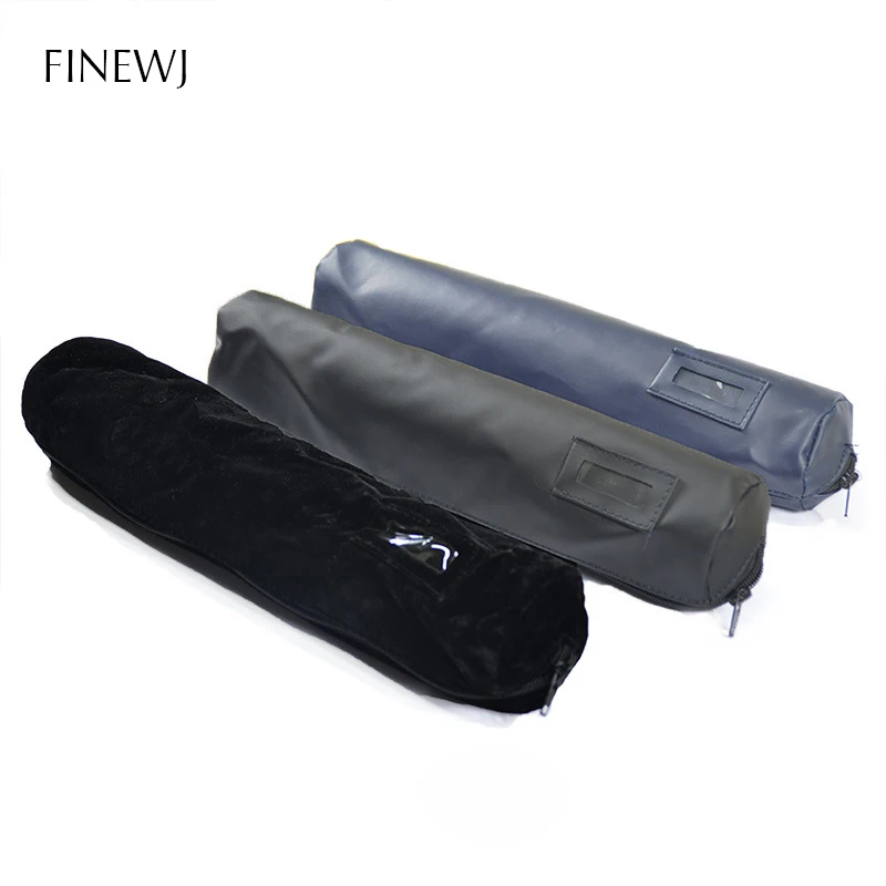 

Bracelet Display Holder Bar Gift Bangle Watch Storage Bag Case PU Leather Velvet Portable Travel Organizer Jewelry Zipper Pouch