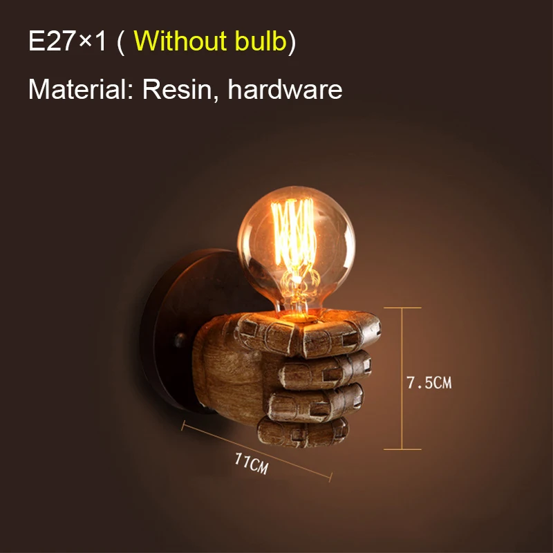 Винтажные Настенные светильники ручной работы промышленный Ретро настенный