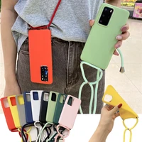 strap cord lanyard phone cases for samsung galaxy a01 m01 core m21 m30s m31 m51 a10e a10s a11 a20e a20s a21 a21s a30 a31 cover