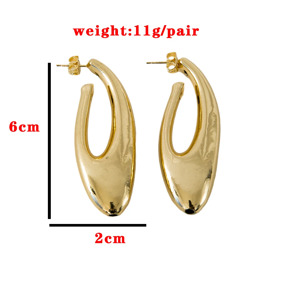 

Exquisite Style Golden Color High Quality Copper Earrings For Women Popular Design Wedding Party Date Attendance