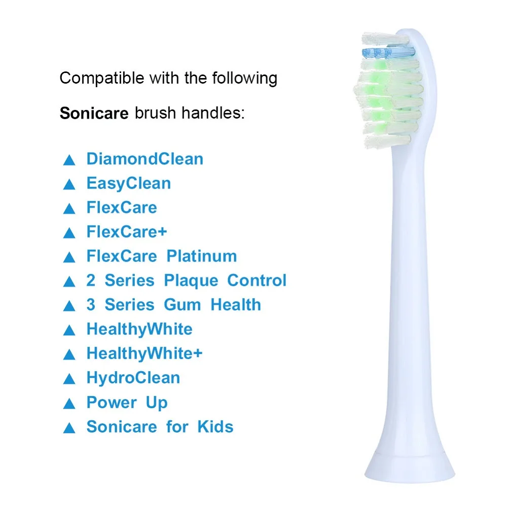 4 шт. HX6064 сменные насадки для зубной щетки для Philips Sonicare Diamondclean насадка для электрической зубной щетки с мягкой щетиной