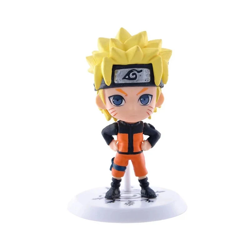 6 Pcs/Set of 19Q Version 7cm Blast Anime Doll Hand-made Sasuke Kakashi Can Give Birthday and Christmas Gifts Children's Toys | Игрушки и