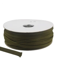army green cotton audio cable net shock absorbing mesh audio hifi signal power cord speaker wire braided sleeving protector