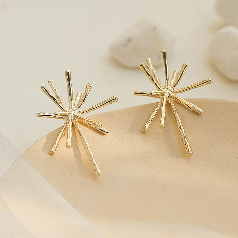 Женские длинные сережки подвески AOMU серебристые панковские геометрические