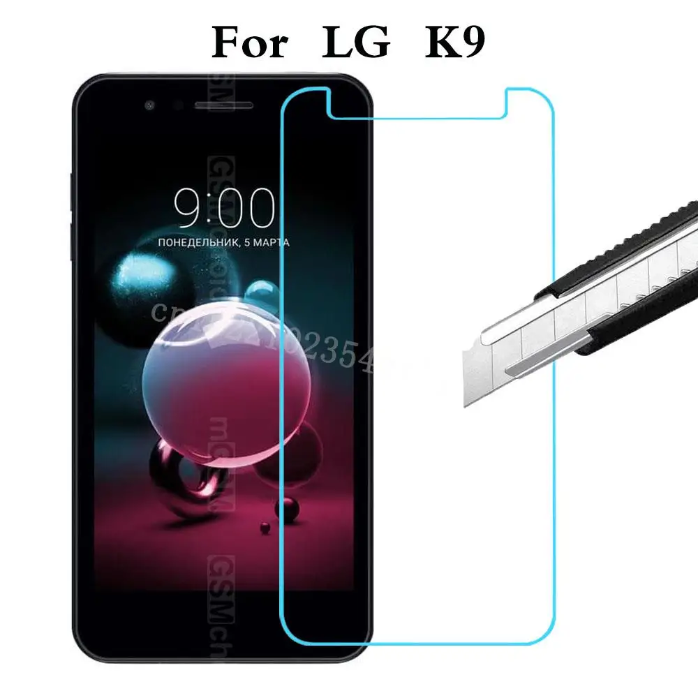 Закаленное стекло 9H премиум класса для LG K9 (2018) защитная пленка экрана K 9 5 0 дюйма