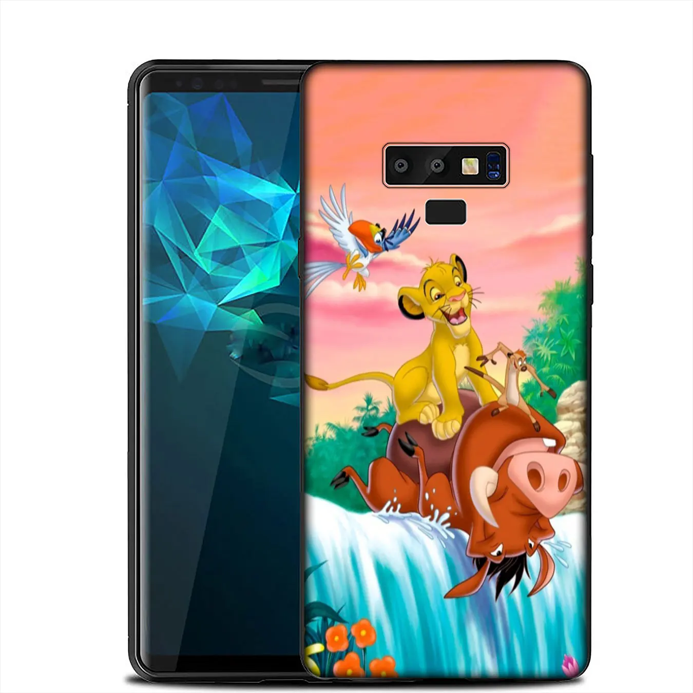 IYICAO Hakuna Matata Lion King Soft Silicone Cover Case for Samsung Galaxy J8 J7 Duo J6 J4 Plus A2 Core Prime 2018 Black |