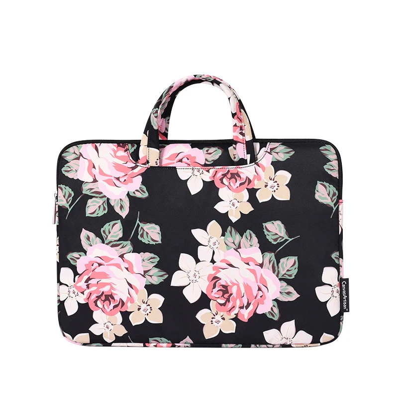 

New Flowers Laptop Bag Sleeve 11.6 12 13.3 14 15.6 inch Notebook Sleeve Bag For Macbook Air Pro 13 15 Laptop Case Cover Bag