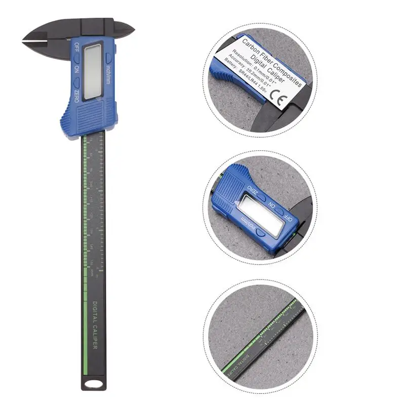 

4PCS Digital Electronic Vernier Calipers Gauge Micrometers Measuring Tools