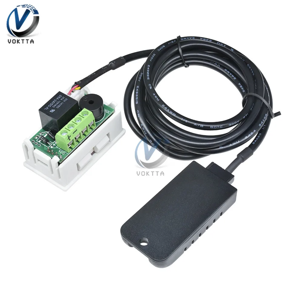 W2062C Мини Digital AC 110 V 220 DC 12 24 10A гигрометр Управление переключатель двойной Дисплей