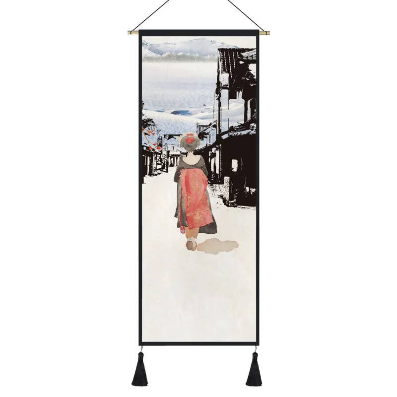 

Japanese Ukiyo Decoration Scroll Painting Vintage Wall Art Home Decor Posters Canvas Painting Living Room Bedroom Wall Picture